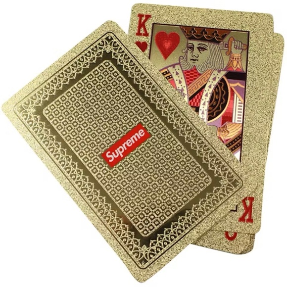 Supreme Gold Foil Playing Cards - Picture 2 of 9